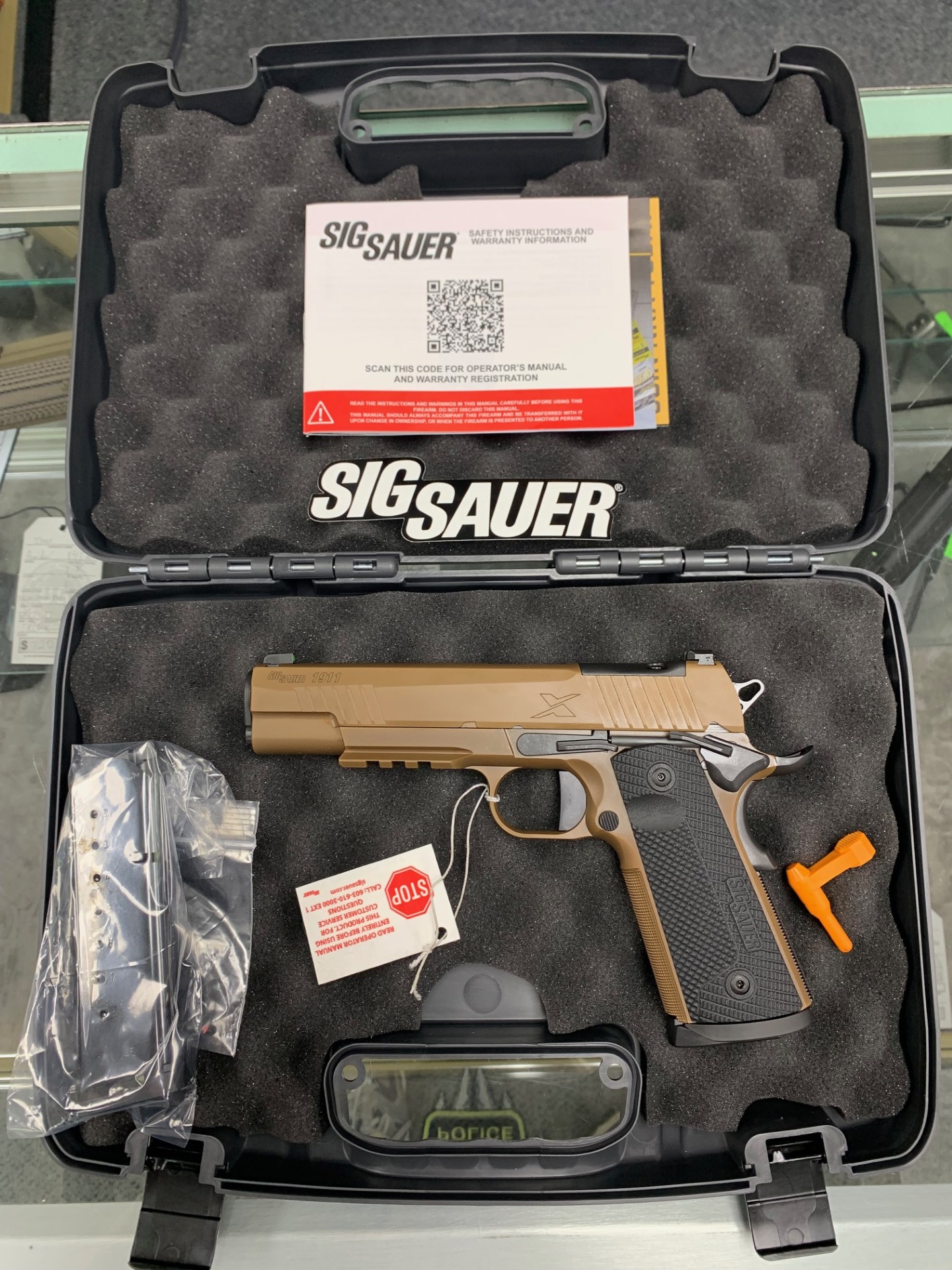 Sig Sauer XSERIES 1911 Full Size .45ACP Coyote Semi-Automatic Pistol